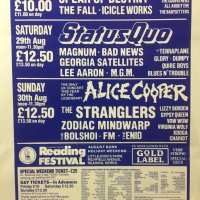 Flyer - 1987 / UK Reading Festival