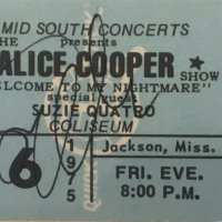 Suzi Quatro - Signed Ticket 