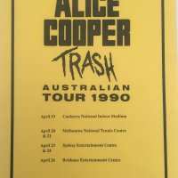 Flyer - 1990 / Australia Trash Tour