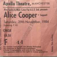 1986 -  November 29 UK / Manchester