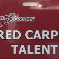 2016 - Grammy Awards Kyler Clark Personal Talant Pass / Hollywood Vampires