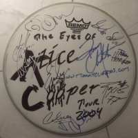 Drum Skin - Concert Used -  2004 - The Eyes Of Alice Cooper 