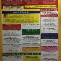 Menu - Cooperstown / Pheonix