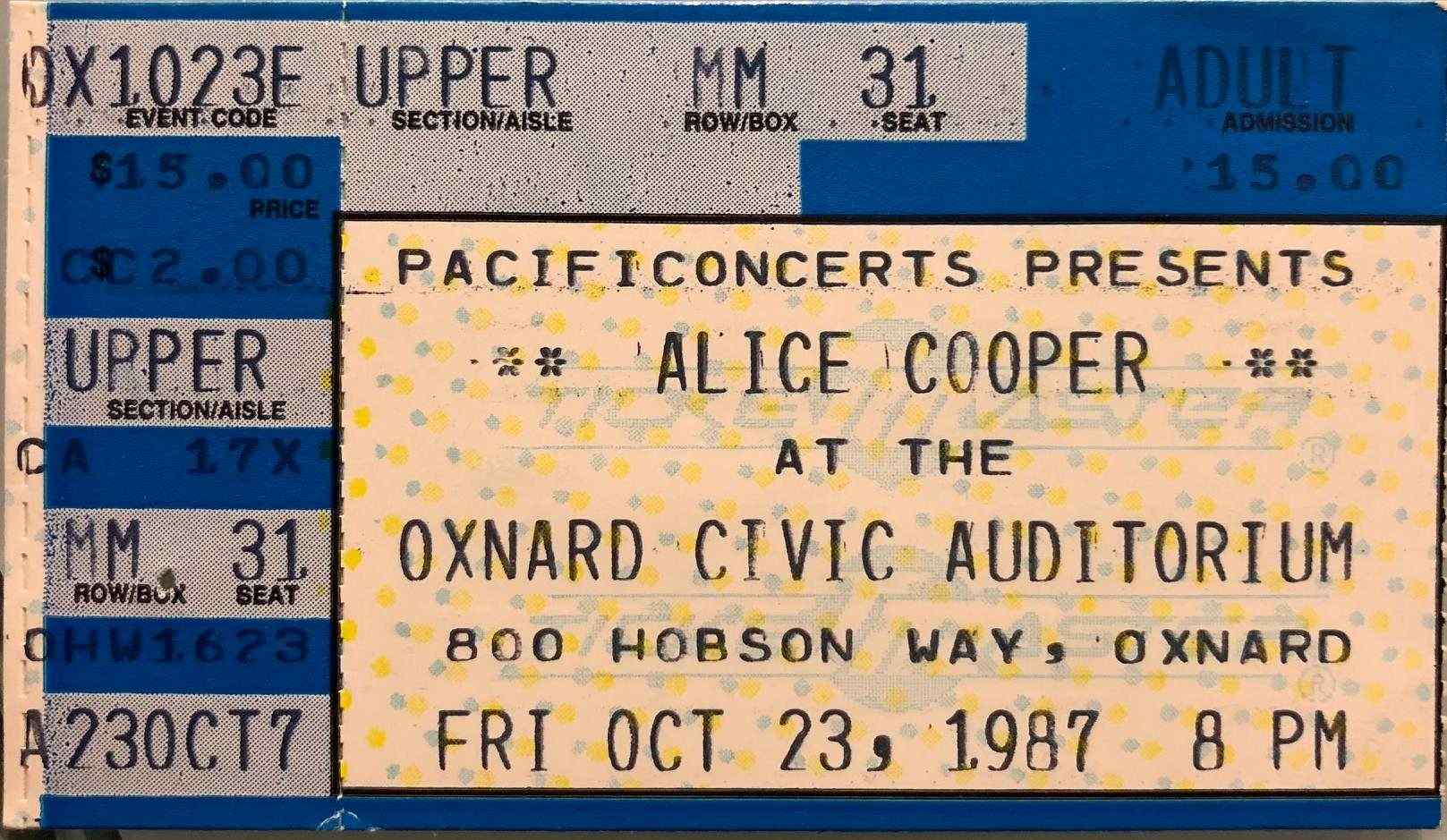 My Alice Cooper Collection Tickets